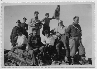 Ritratto di gruppo in gita all'Adula