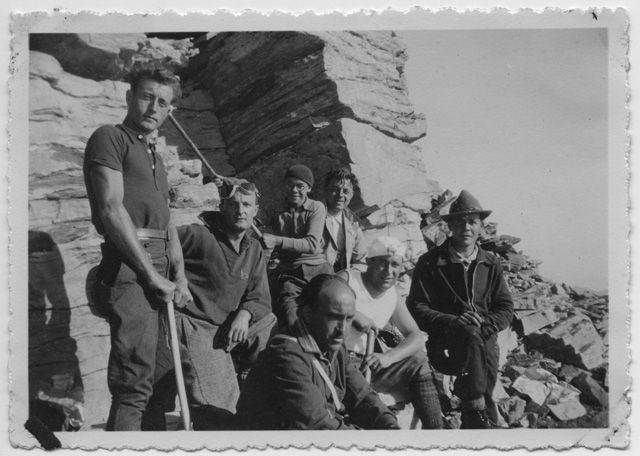 Gruppo in posa sull'Adula