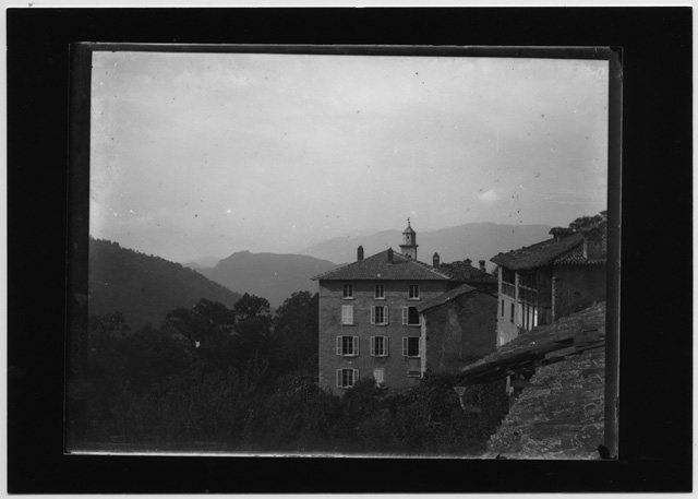 Panorama dalla casa dell'ingegner Quirici verso valle