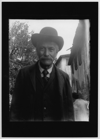 Ritratto di uomo con bombetta