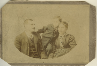 Rodolfo e Angiolina Lucca con il figlio Elvezio