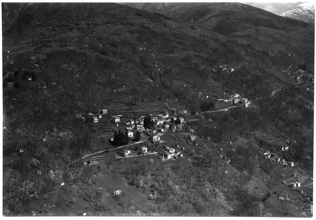 Veduta aerea di Roveredo, Mièra e Treggia