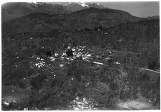 Veduta aerea di Oggio e Roveredo