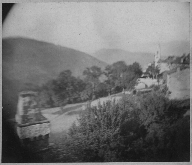 Veduta di Bidogno da casa Quirici