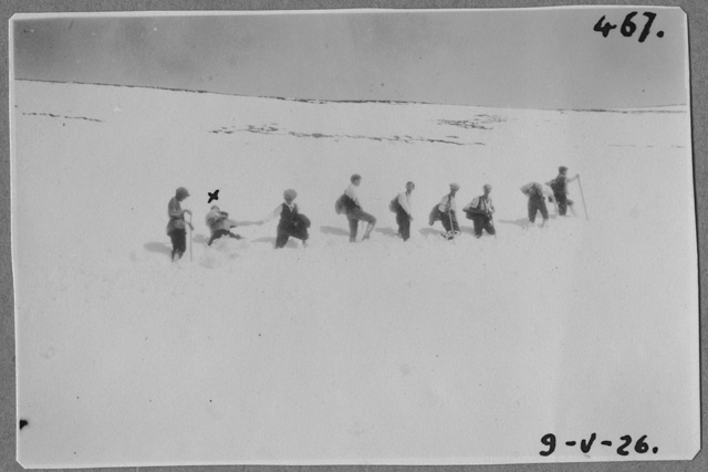 Ascesa alla vetta del monte Bar del CAS