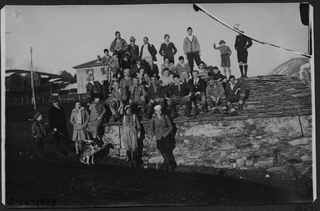 Ritratto di componenti del CAS Ticino a Condra