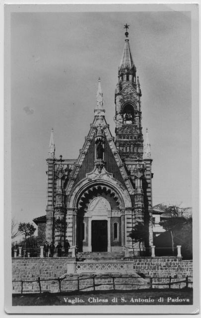 Cartolina della chiesa di Sant'Antonio a Vaglio