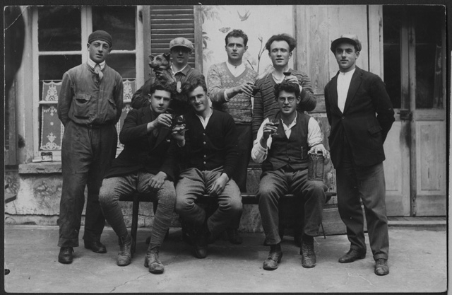 Ritratto di gruppo di amici