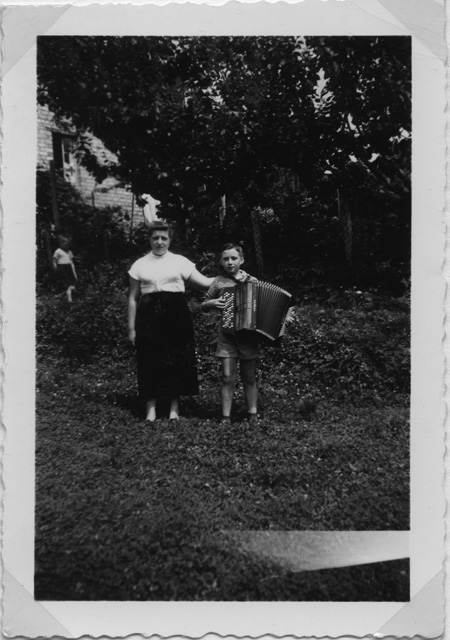 Bice Gianini e il fratello Elio