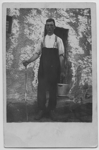 Fernando Quadri sui monti di Stinchè, Gola di Lago