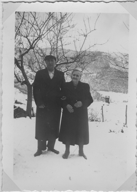 Angelo e Angiolina Gianini a Scareglia