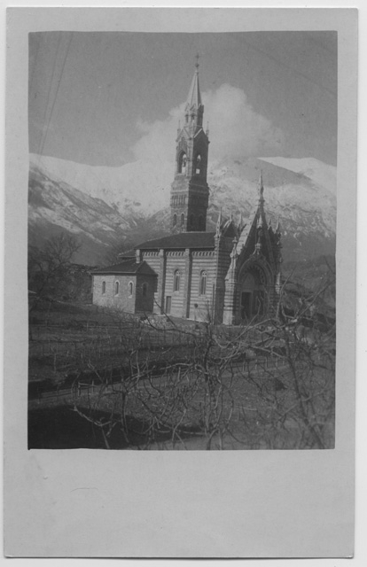 Cartolina della chiesa di Vaglio