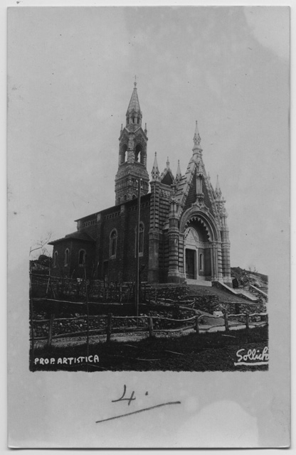 Cartolina della chiesa di Sant'Antonio a Vaglio