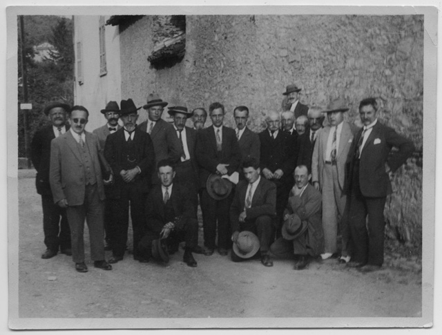 Membri che parteciparono alla riunione per la costituzione del ricovero di Capriasca