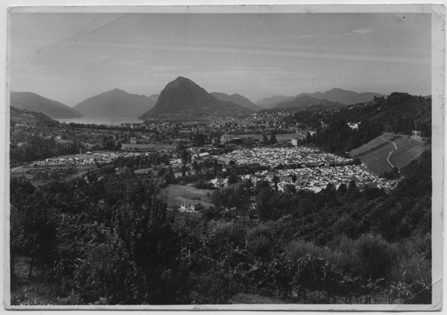 Veduta del campo nazionale scout a Trevano
