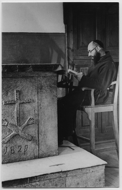 Ritratto di Padre Giovanni Bronner da Quinto mentre legge