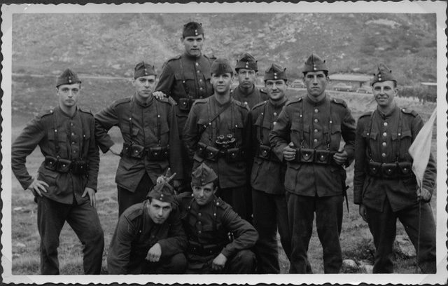 Scuola reclute del 1956 a Gola di Lago