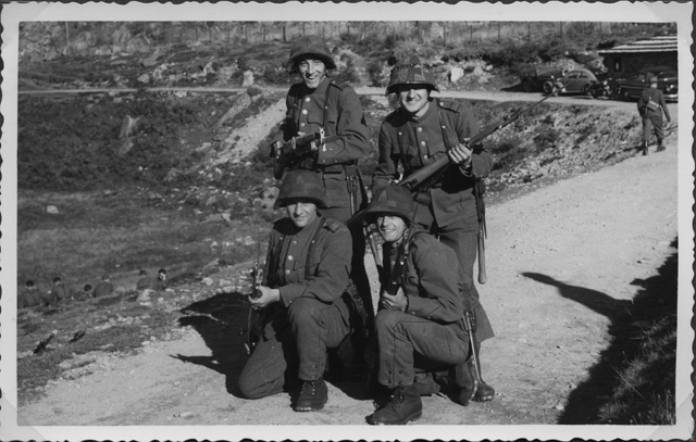Scuola reclute del 1956 a Gola di Lago
