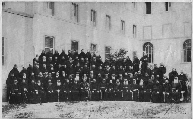 Ritratto dei frati Cappuccini riuniti a Roma