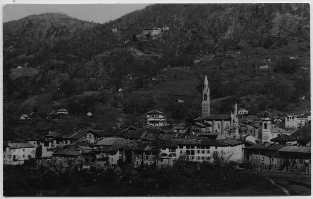 Veduta di Vaglio con il Convento di Bigorio sullo sfondo