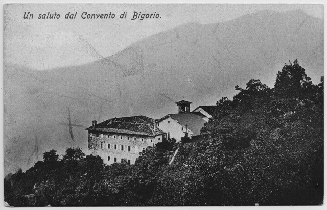 Cartolina del Convento di Bigorio