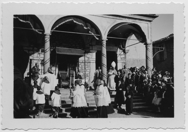 Benedizione delle campane di Tesserete da parte di Monsignor Noseda
