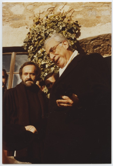 Ritratto del Presidente della Repubblica italiana Francesco Cossiga in occasione dell'incontro con il Presidente della Confederazione Kurt Furgler