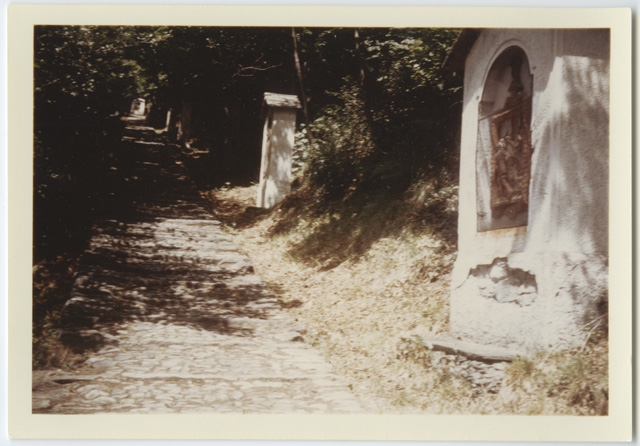 La Via Crucis di Bigorio prima del rifacimento