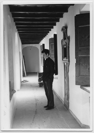 Lavori di restauro all'interno del Convento di Bigorio