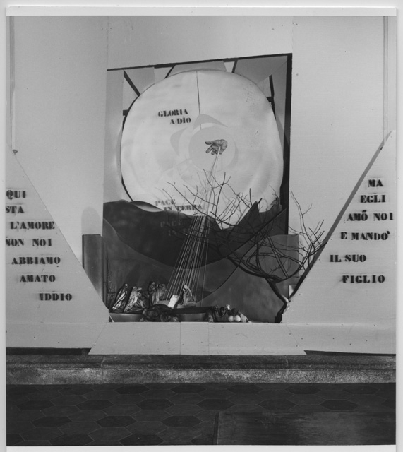 Presepe allestito al Convento di Faido