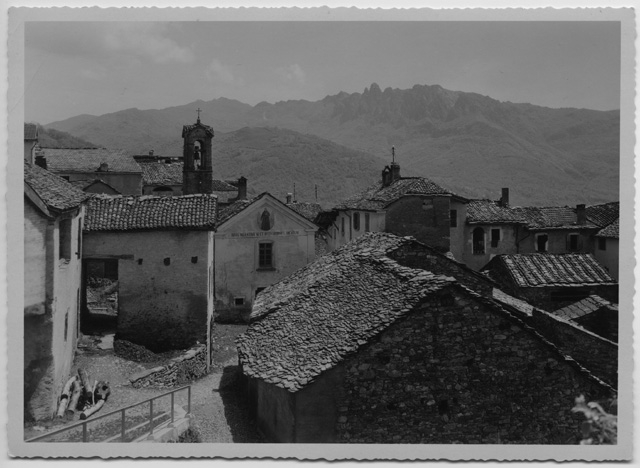 Veduta di Bigorio e della chiesa di San Valentino