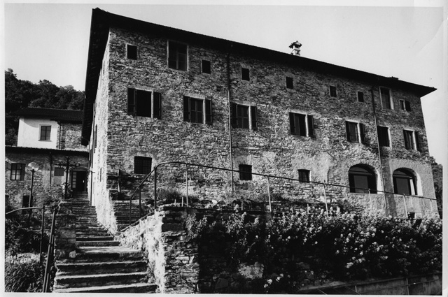 Veduta del Convento di Bigorio dai giardini
