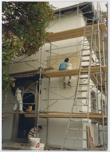 Lavori di restauro al Cenobio del Convento di Bigorio