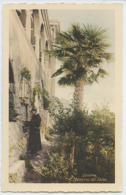 Cappuccino nei giardini del Santuario della Madonna del Sasso