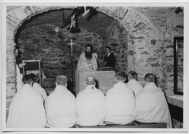 Messa per la benedizione della Cappella nel Convento di Bigorio