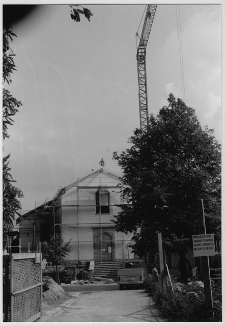 Lavori di restauro alla chiesa del Convento di Bigorio