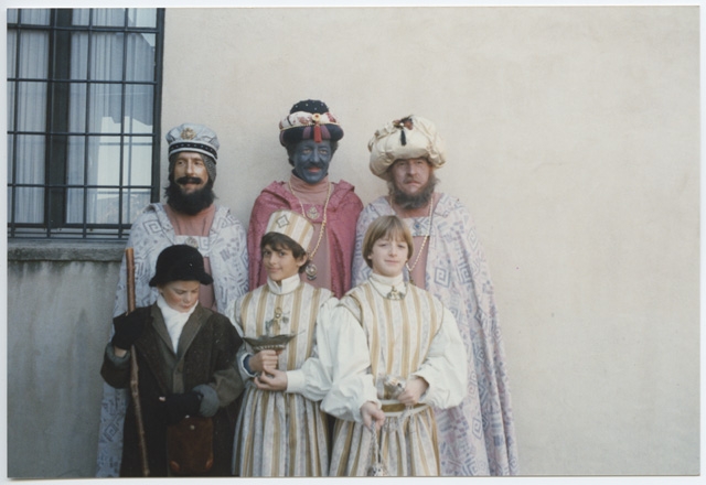 I Re Magi del Convento di Bigorio con bambini