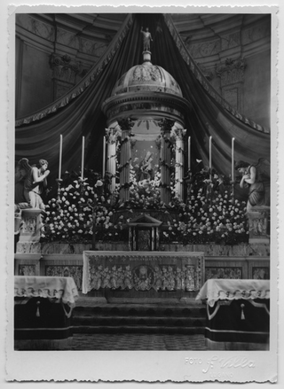 Retro del ritratto di Padre Giocondo Airoldi da Vaglio