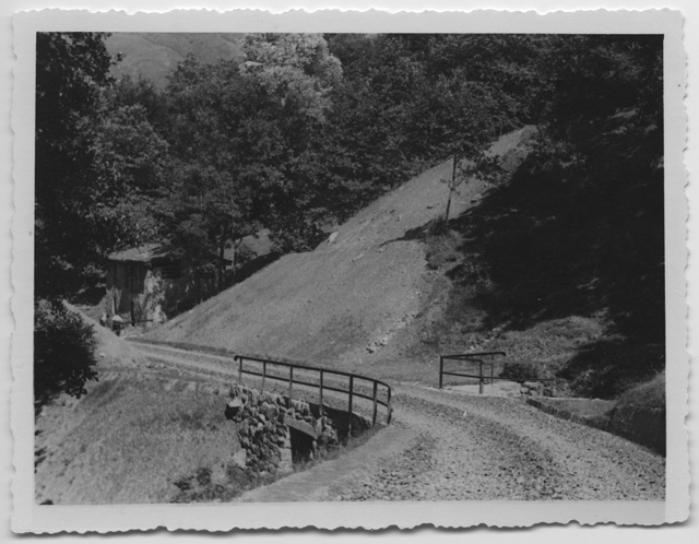 Costruzione della strada tra Maglio di Colla e Cimadera