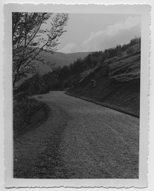 Costruzione della strada della Val Colla