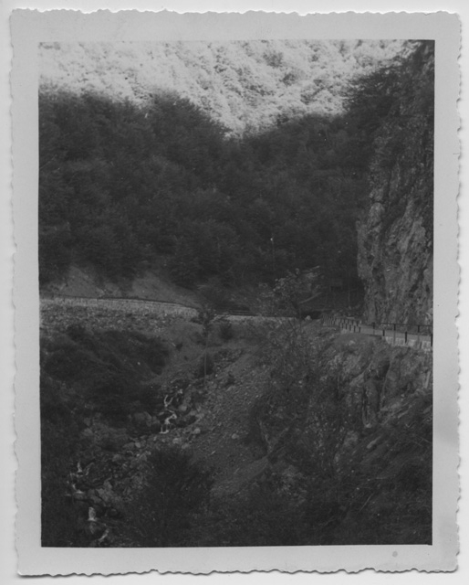 Costruzione della strada tra Piandera e Madonna d'Arla