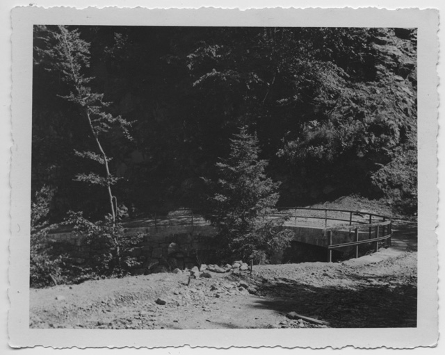 Costruzione della strada della Val Colla