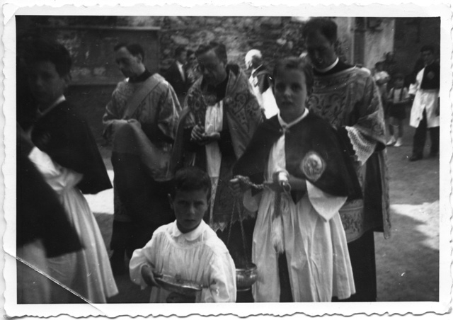 Processione nel nucleo di Sala Capriasca