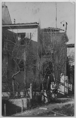 Stefano Antonini e Angiola Antonini nel nucleo di Lugaggia