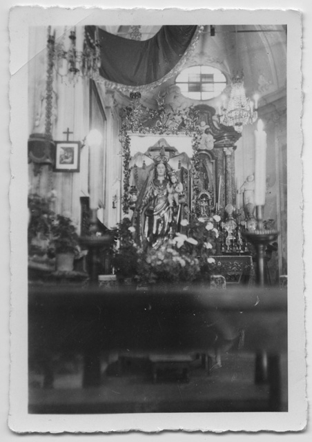 Statua della Madonna del Carmine nella chiesa di Sala Capriasca