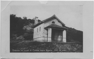 Cartolina della chiesa di Condra