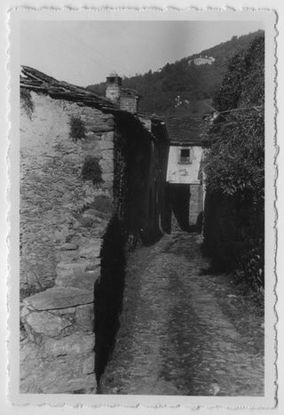 Veduta di una via di Sala Capriasca