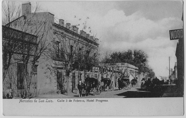 Veduta di Via 3 Febbraio a Villa Mercedes