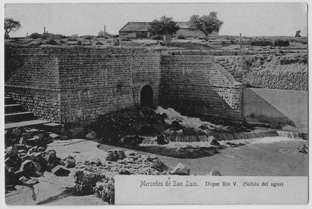 Veduta della diga sul Rio Quinto