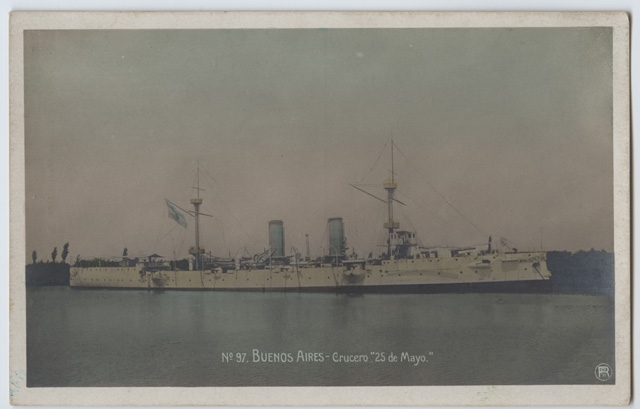 Incrociatore "25 di maggio" a Buenos Aires
